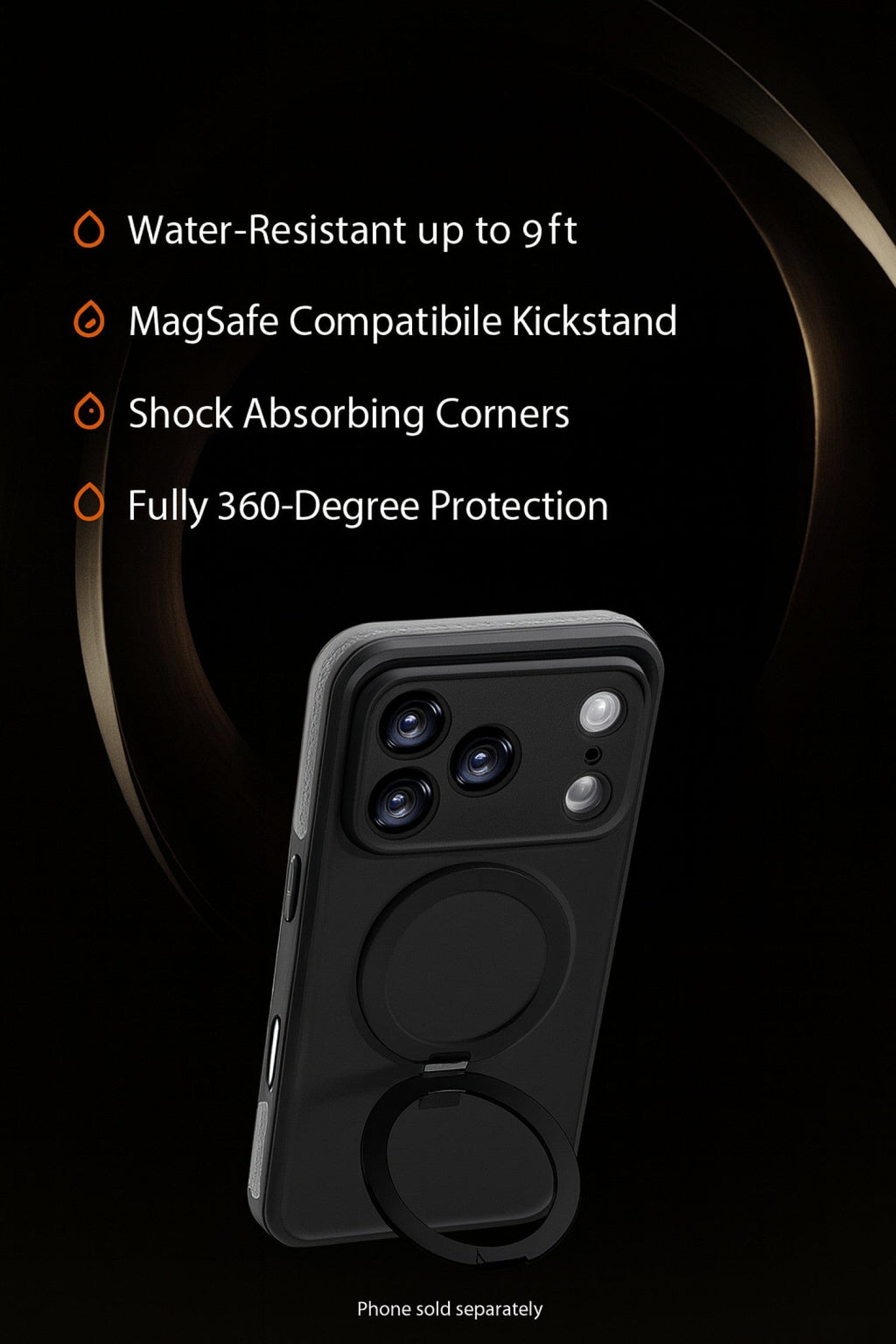 iPhone 17 Pro Max Waterproof MagSafe Case