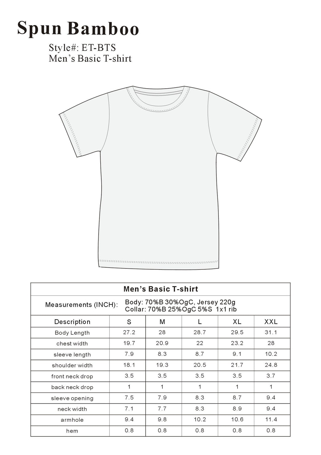 Men's Bamboo Pocket Tee