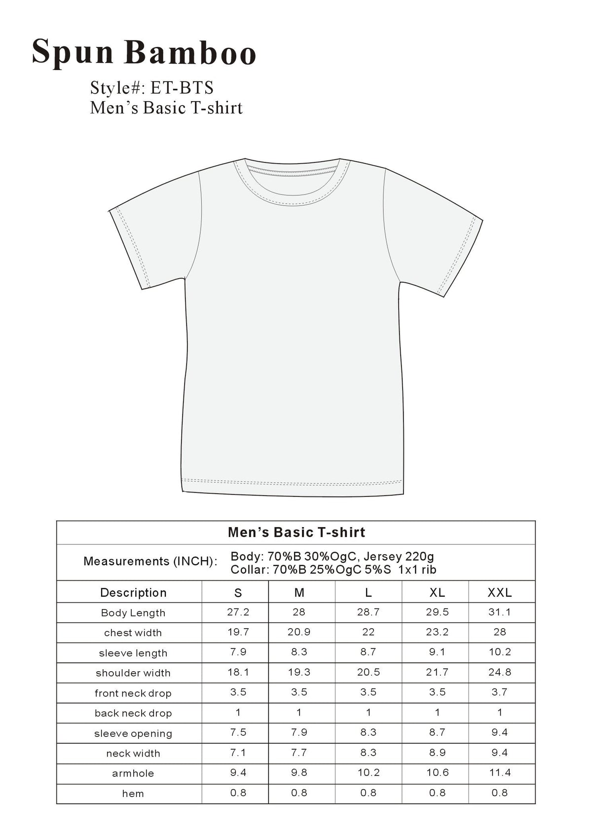 Men's Bamboo Pocket Tee