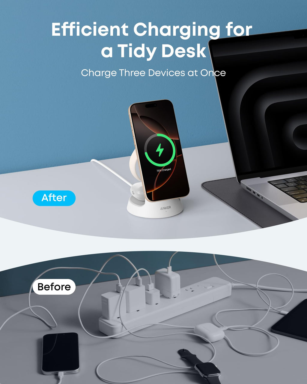 Anker MagGo 3-in-1 Charging Station