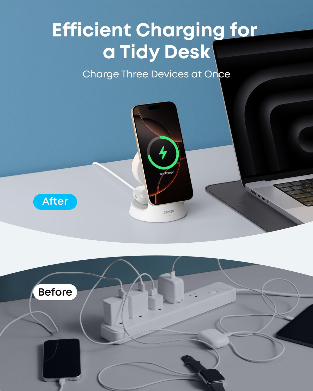 Anker MagGo 3-in-1 Charging Station
