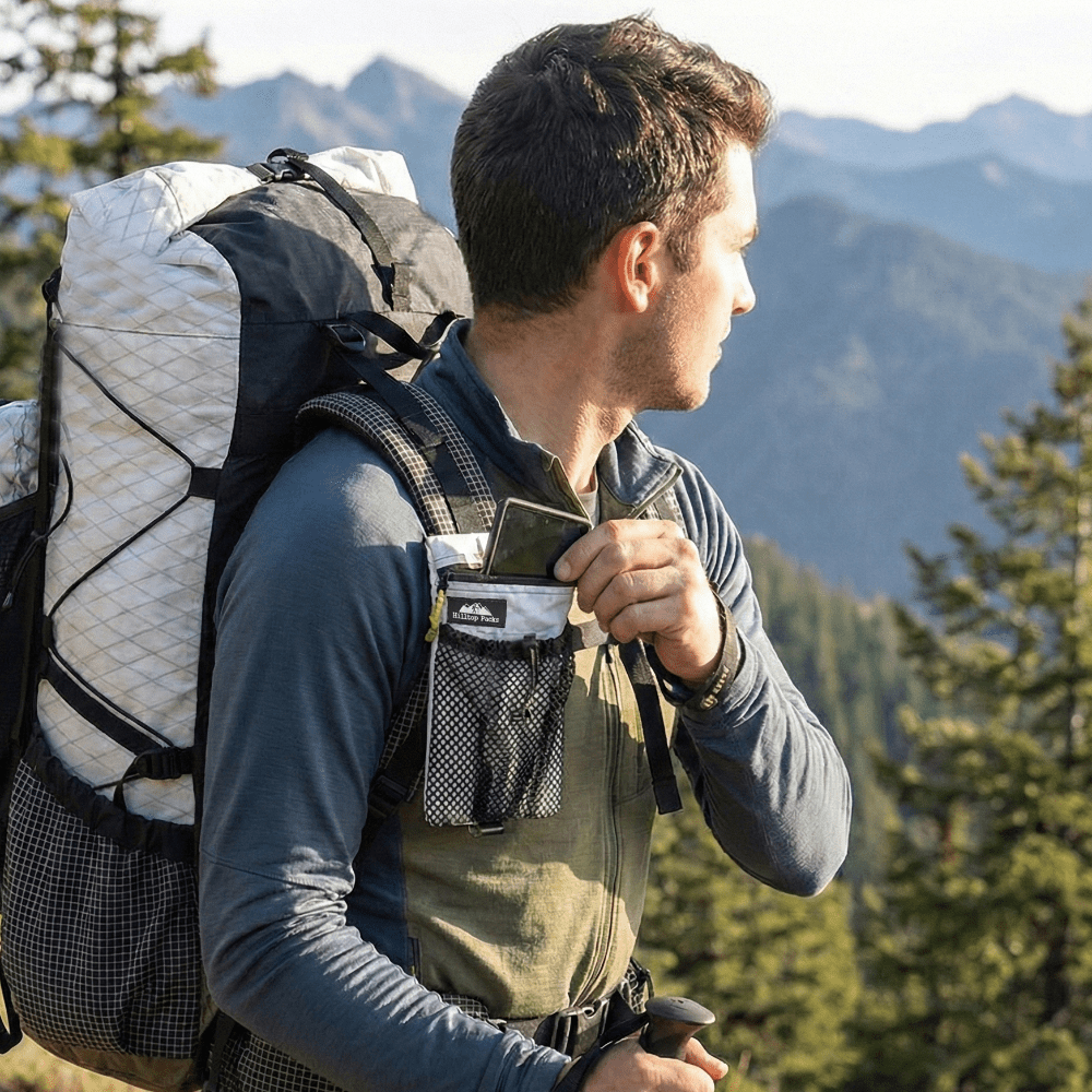 Backpack Strap Phone Pouch